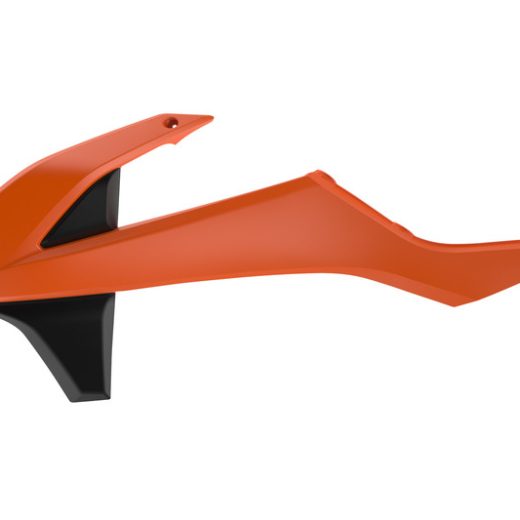 Aletines de radiador Polisport KTM naranja/negro
