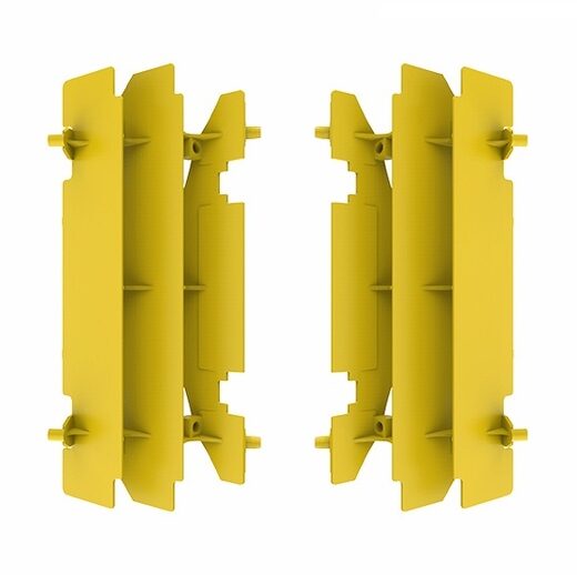 Aletines de radiador POLISPORT SUZUKI Amarillo