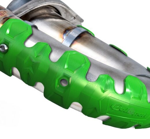 Protector de escape POLISPORT largo verde