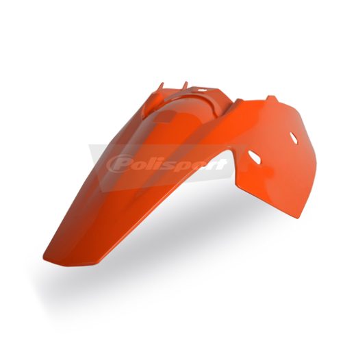 Guardabarros trasero + paneles laterales Polisport Naranja KTM