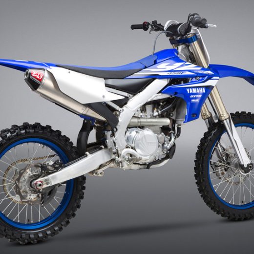 Linea completa escape Yoshimura Signature RS-4, acero inox, Silencioso aluminio, Yamaha YZ450F