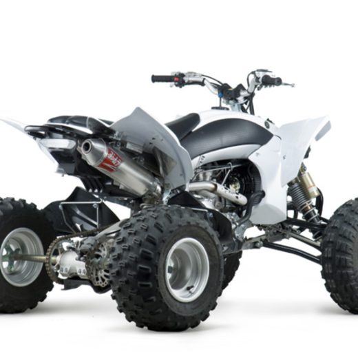 Linea completa escape Yoshimura RS-2, acero inoxidable, para Yamaha YFZ450R