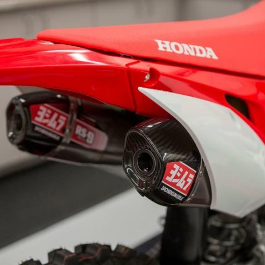 Linea completa escape Yoshimura Signature RS-9T, acero inoxidable, para Honda CRF450R/RX