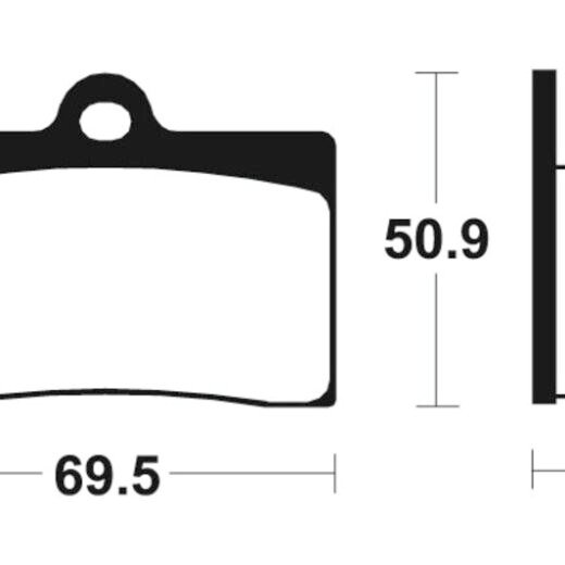 TECNI BRAKE PADS SINTERED
