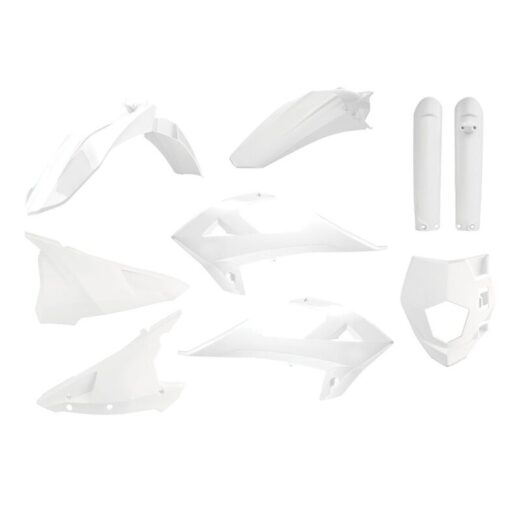 Kit POLISPORT de plásticos Gasgas EC EC-E blanco