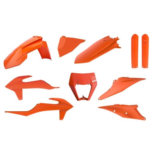 Kit POLISPORT de plásticos Ktm naranja