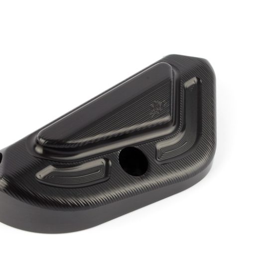 Protector de la tapa del motor GILLES (lado derecho), negro