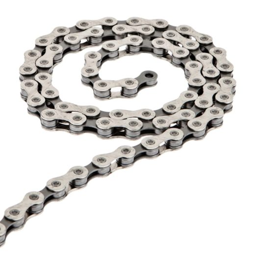 Cadena KMC X11 OEM 11 velocidades 126 eslabones plata/negra