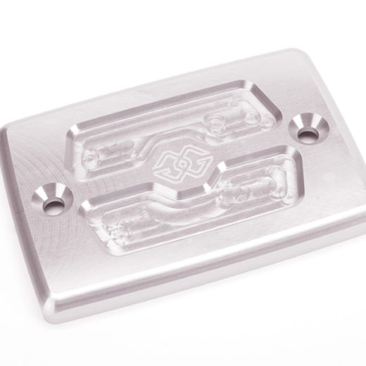 Tapa depósito líquido de frenos GILLES TOOLING, trasera, plata