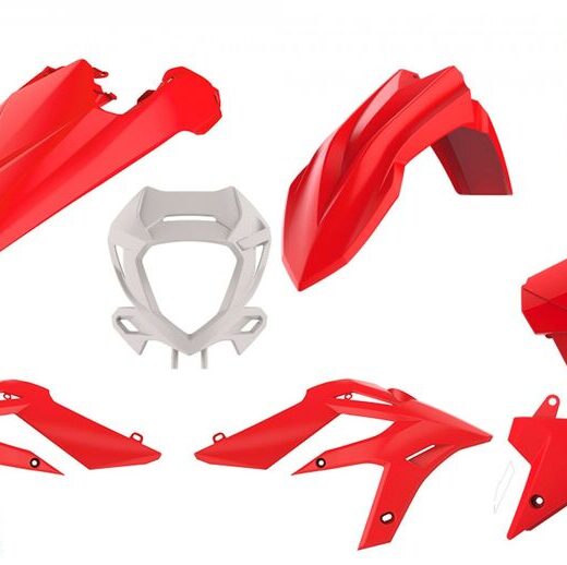 Kit de plástica POLISPORT rojo/blanco Beta X-Trainer