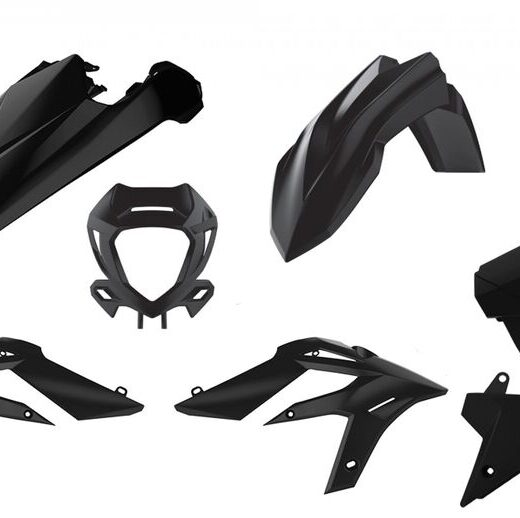 Kit de plástica POLISPORT negro Beta X-Trainer
