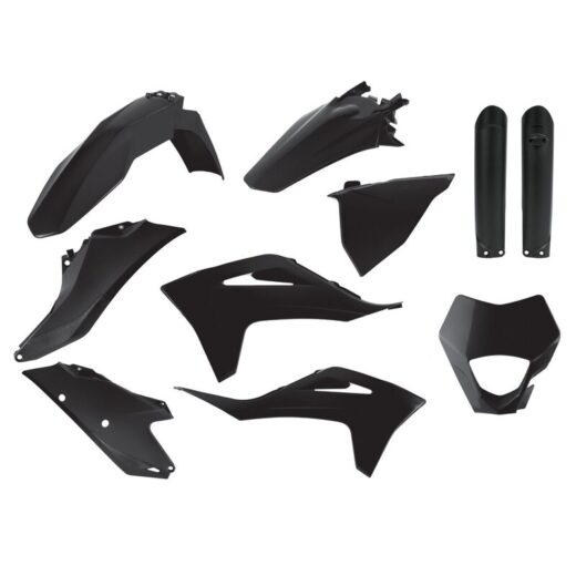 Kit de plástica POLISPORT negro Gas Gas EC