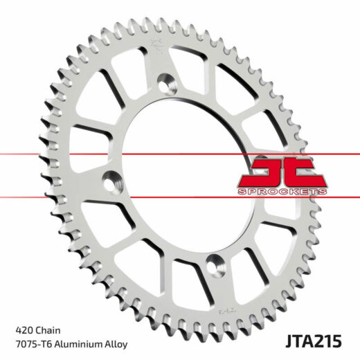 Corona JT Aluminio rojo JT 215 con 48 dientes