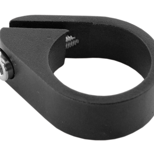 Abrazadera cierre tija de sillín de bicicleta V BIKE con tornillo - Ø31.8mm Negro