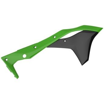 Tapas De Radiador Kawasaki KX 250F (2017-20) | Verde/Negro
