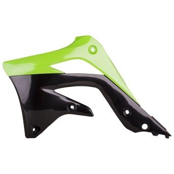 Tapas De Radiador Kawasaki KX 450F (2012-15) | Verde/Negro