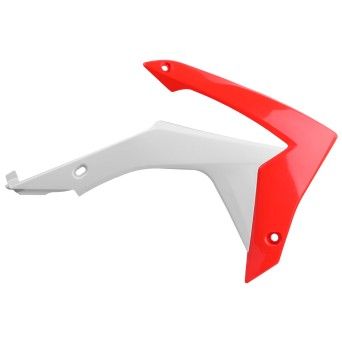 Tapas De Radiador Honda CRF (2013-17) | Rojo/Blanco