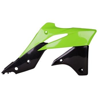 Tapas De Radiador Kawasaki KX 250F (2013-16) | Verde/Negro