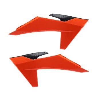 Tapas De Radiador KTM (2023-25) | Negro/Naranja