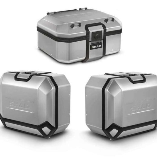 Pack maletas SHAD Terra 120L - Baúl 37L + Maleta derecha 36L + Maleta izquierda 47L