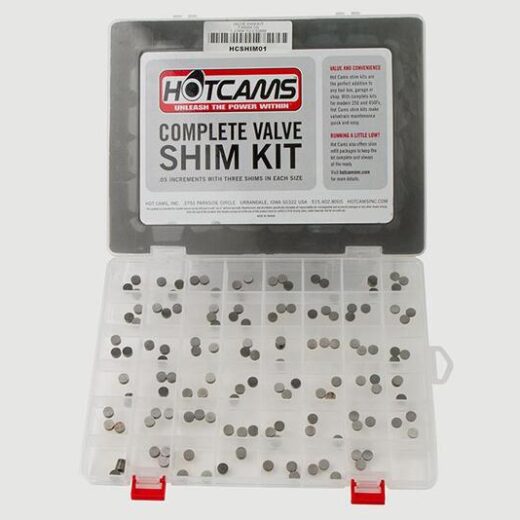 Kit HOT CAMS Pastillas de reglaje Ø7 48mm de 1 20 a Ø7 48mm de 3.50mm - Juego de 3