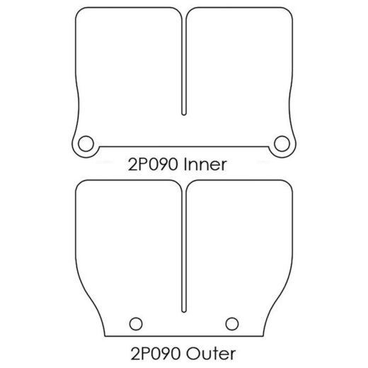 Láminas de carbono para caja de láminas V-Force 2
