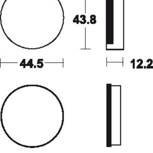 Pastillas de freno Tecnium MA16 Orgánicas
