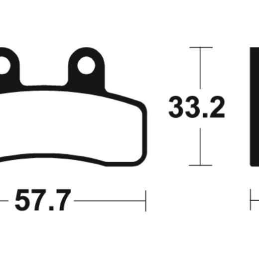 Pastillas de freno Tecnium Scooter orgánicas ME382