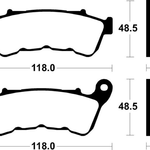 Pastillas de freno Tecnium MF434 Sinterizadas Harley Davidson