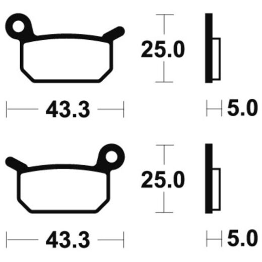 Pastillas de freno Tecnium MO294 Sinterizadas
