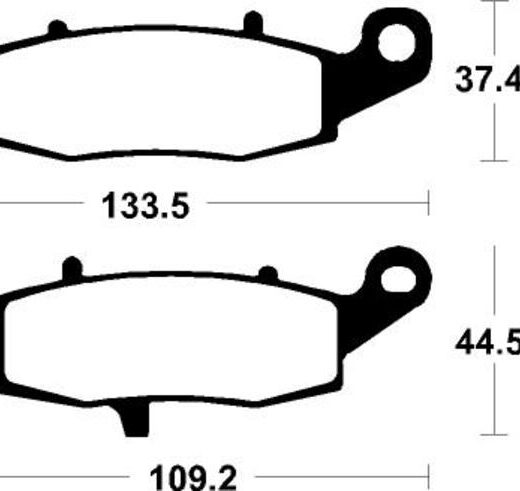 Pastillas de freno Tecnium MR420 Sinterizadas