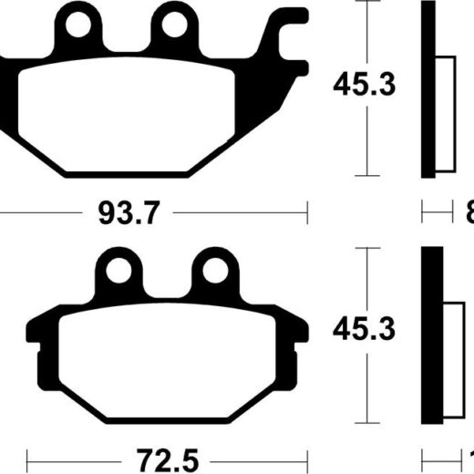 Pastillas de freno Tecnium MR430 Sinterizadas Indian Scout