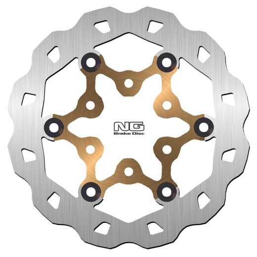 Disco de freno sobredimensionado NG BRAKES ondulado flotante