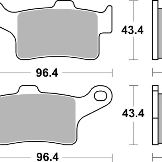 Juego pastillas de freno BREMBO 07GR88SA