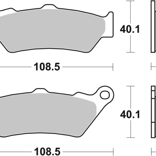 Pastillas de freno orgánicas Brembo 07BB0306