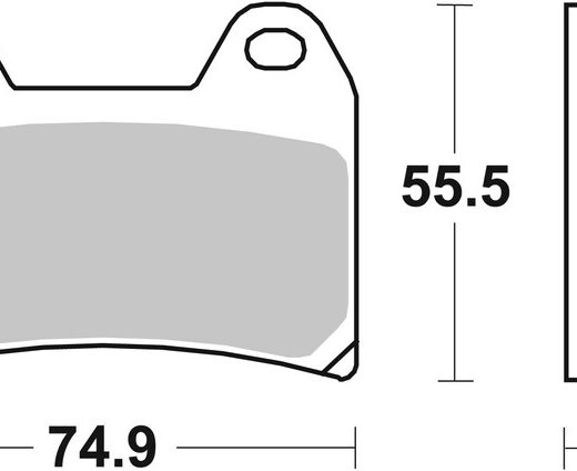 Pastillas de freno sinterizadas racing BREMBO 07BB19SR