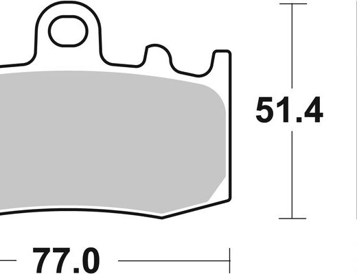 Pastillas de freno sinterizadas racing BREMBO 07BB26SR