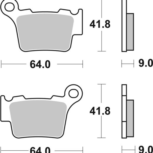 Pastillas de freno sinterizadas de competición Brembo 07BB27SX