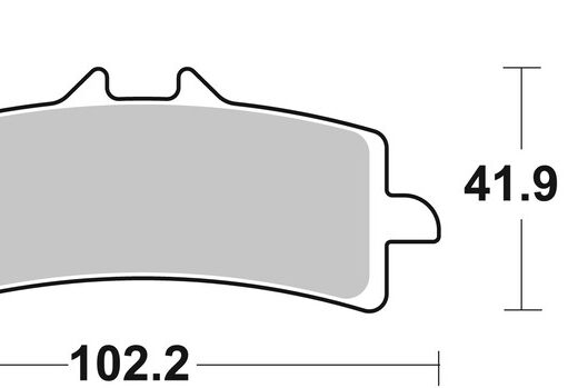 Pastillas de freno sinterizadas racing BREMBO 07BB37SR