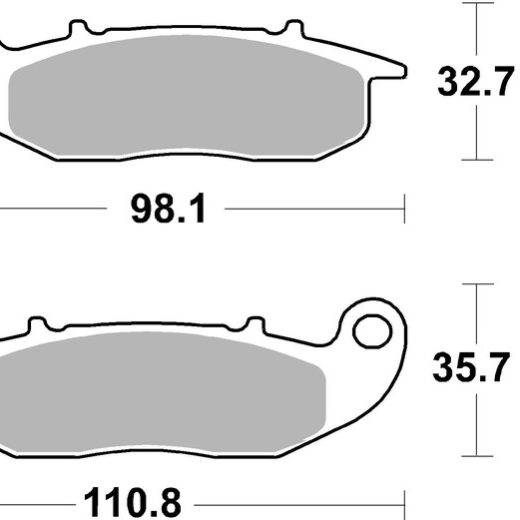 Pastillas de freno orgánicas Brembo 07GR03CC