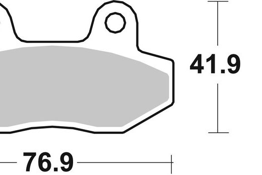 Pastillas de freno orgánicas Brembo 07GR12CC