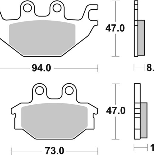 Pastillas de freno sinterizadas de competición Brembo 07GR52SX