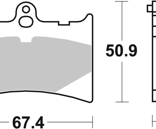 Pastillas de freno sinterizadas racing BREMBO 07GR56SR