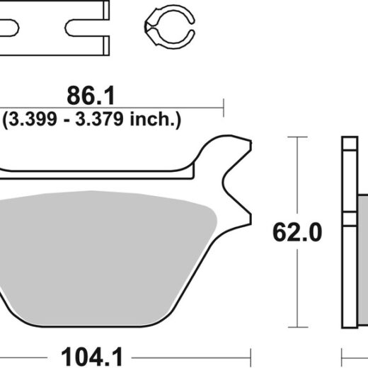 Pastillas de freno orgánicas Brembo 07HD1011