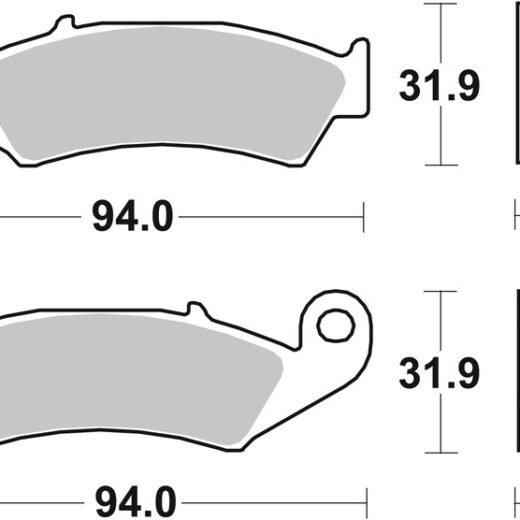 Pastillas de freno sinterizadas Brembo