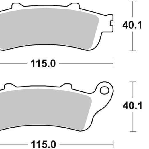 Pastillas de freno sinterizadas Brembo