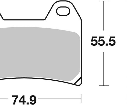 Pastillas de freno sinterizadas Brembo 07HO47SA