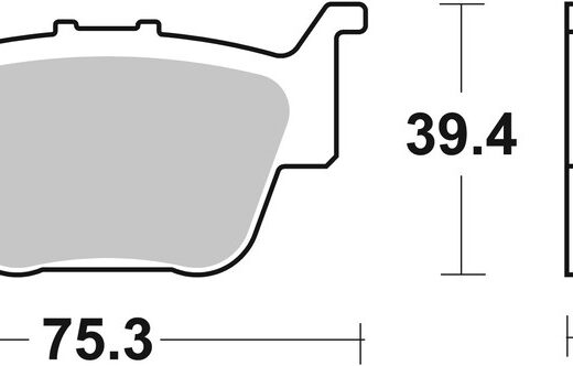 Pastillas de freno sinterizadas Brembo 07HO55SD