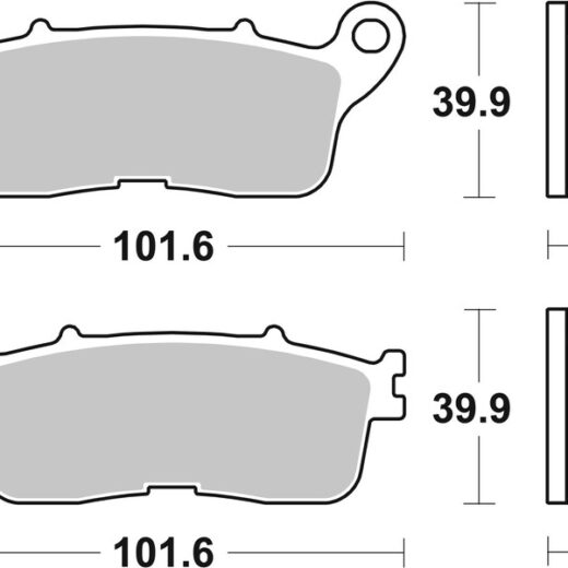 Pastillas de freno sinterizadas Brembo 07HO60SP