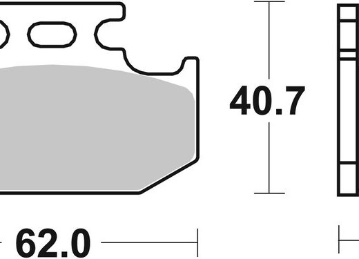 Pastillas de freno sinterizadas de competición Brembo 07KA12SX